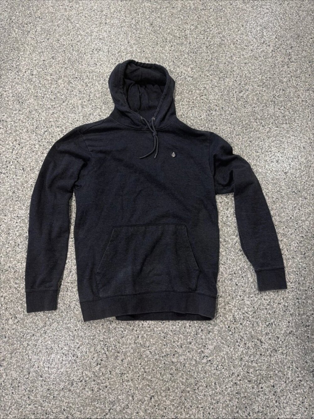 VOLCOM Hoodie Hooded Sweatshirt Pockets Skater Blue Men’s Large
